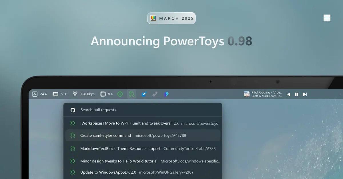 PowerToys 0.98 更新了什么：Dock 常驻入口来了，Keyboard Manager 也重做了 封面