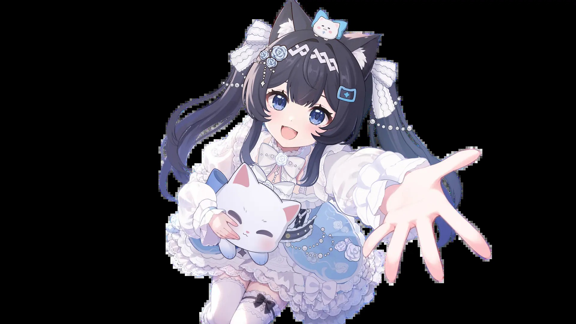 B站在WAIC展出开源AI猫娘：能看懂屏幕、主动搭话的桌面伙伴 封面