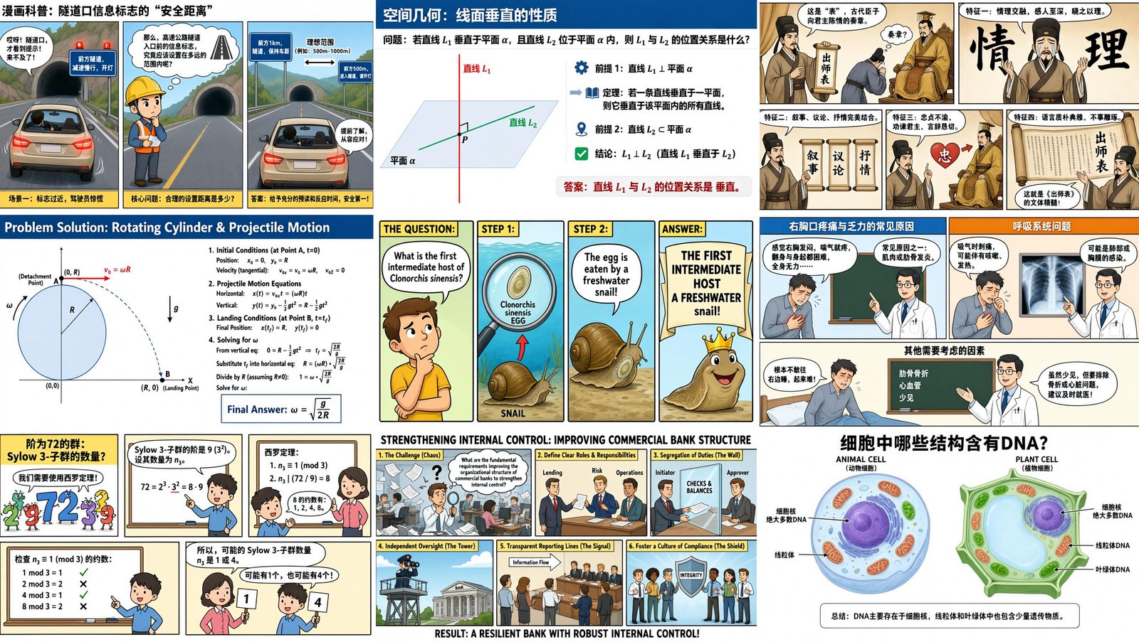 九宫格信息图
