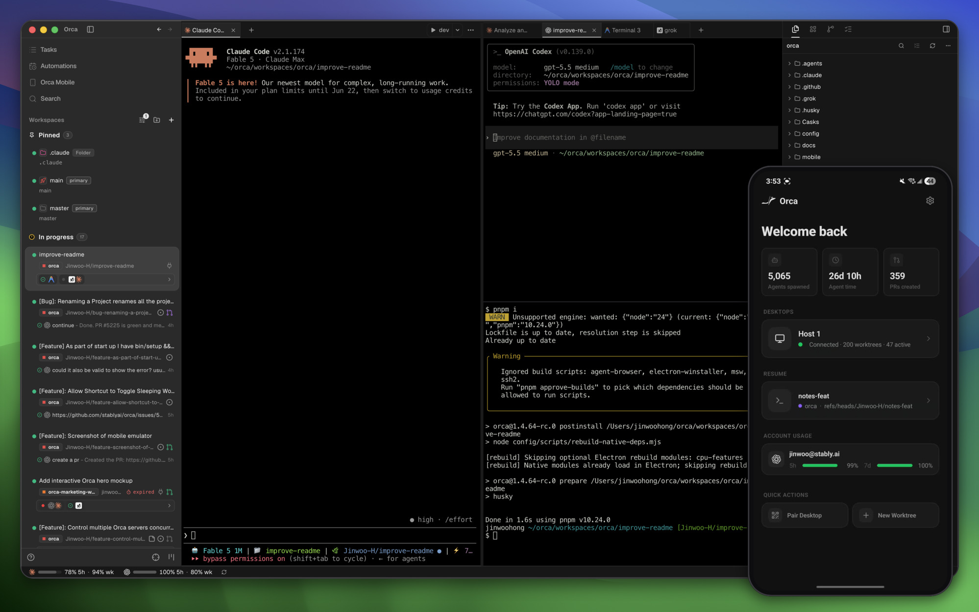 Orca：让编码 Agent 并行协作的 ADE，从 Git Worktree 到手机遥控 封面
