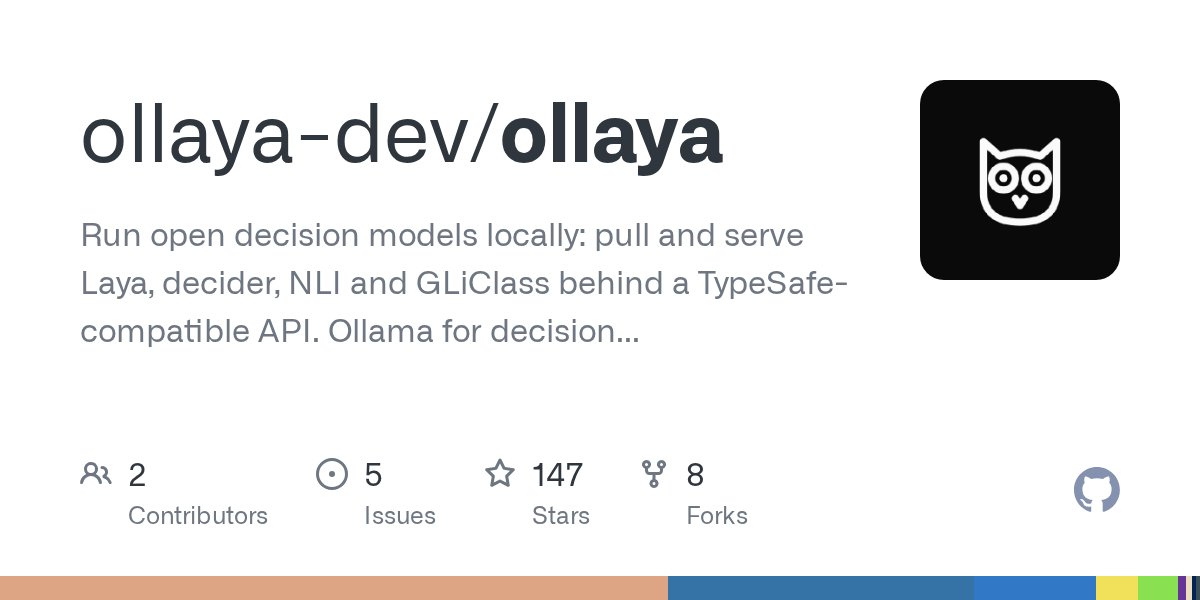 Ollaya：给 Jev 决策模型做一个「Ollama」，开源权重本地跑 封面