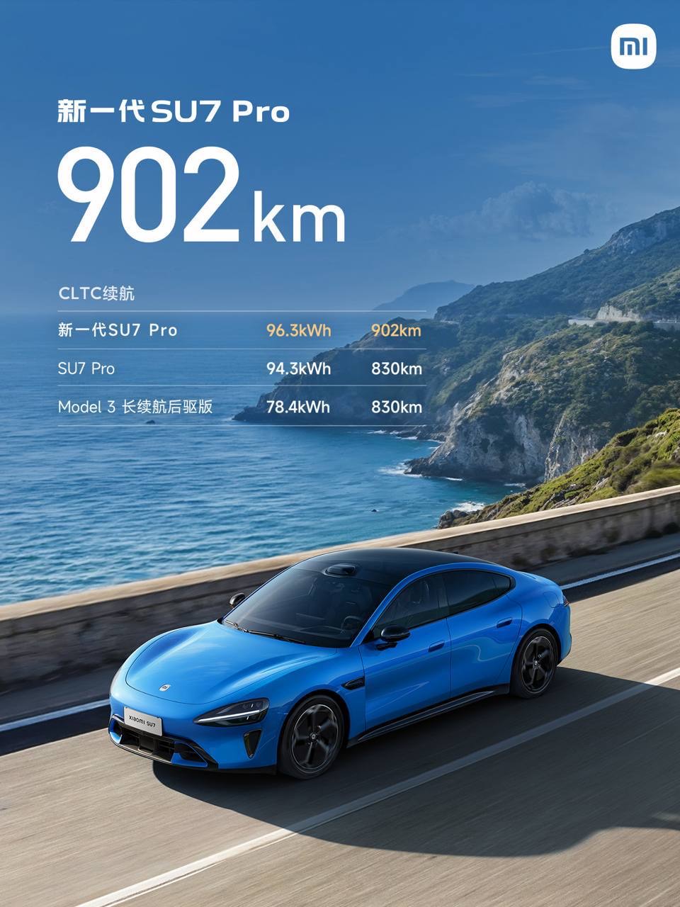 小米新一代SU7正式发布：续航最长902km，5.2C快充12分钟恢复七成 封面