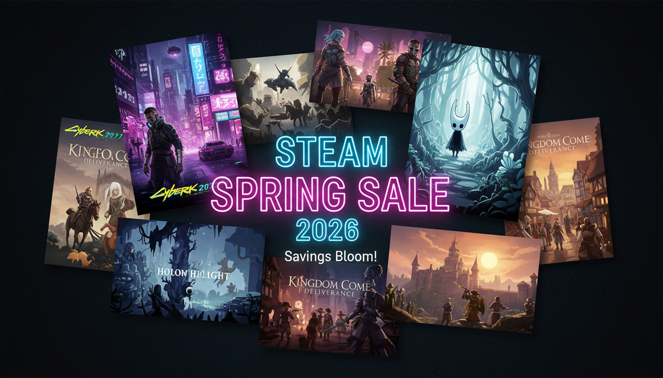 Steam 2026 春季特卖开启：赛博朋克2077平史低、丝之歌首次打折 封面