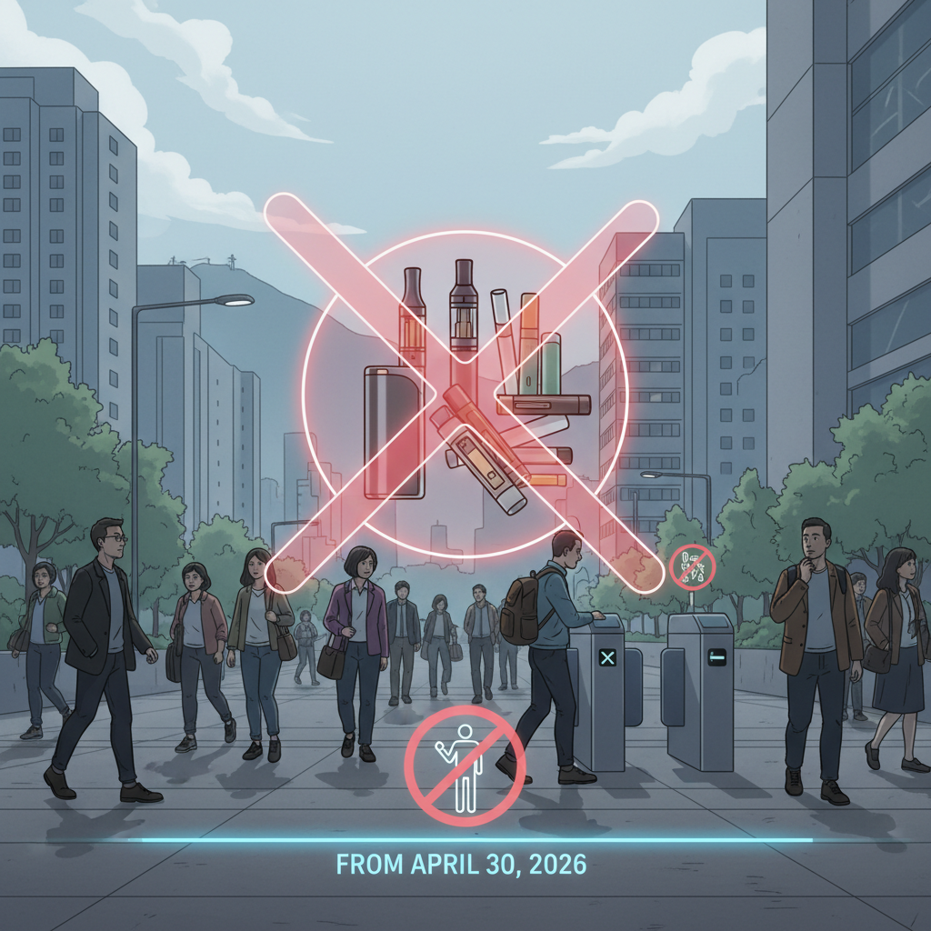 香港 4 月 30 日起禁在公众地方持有电子烟，旅客也不得携带入境 封面