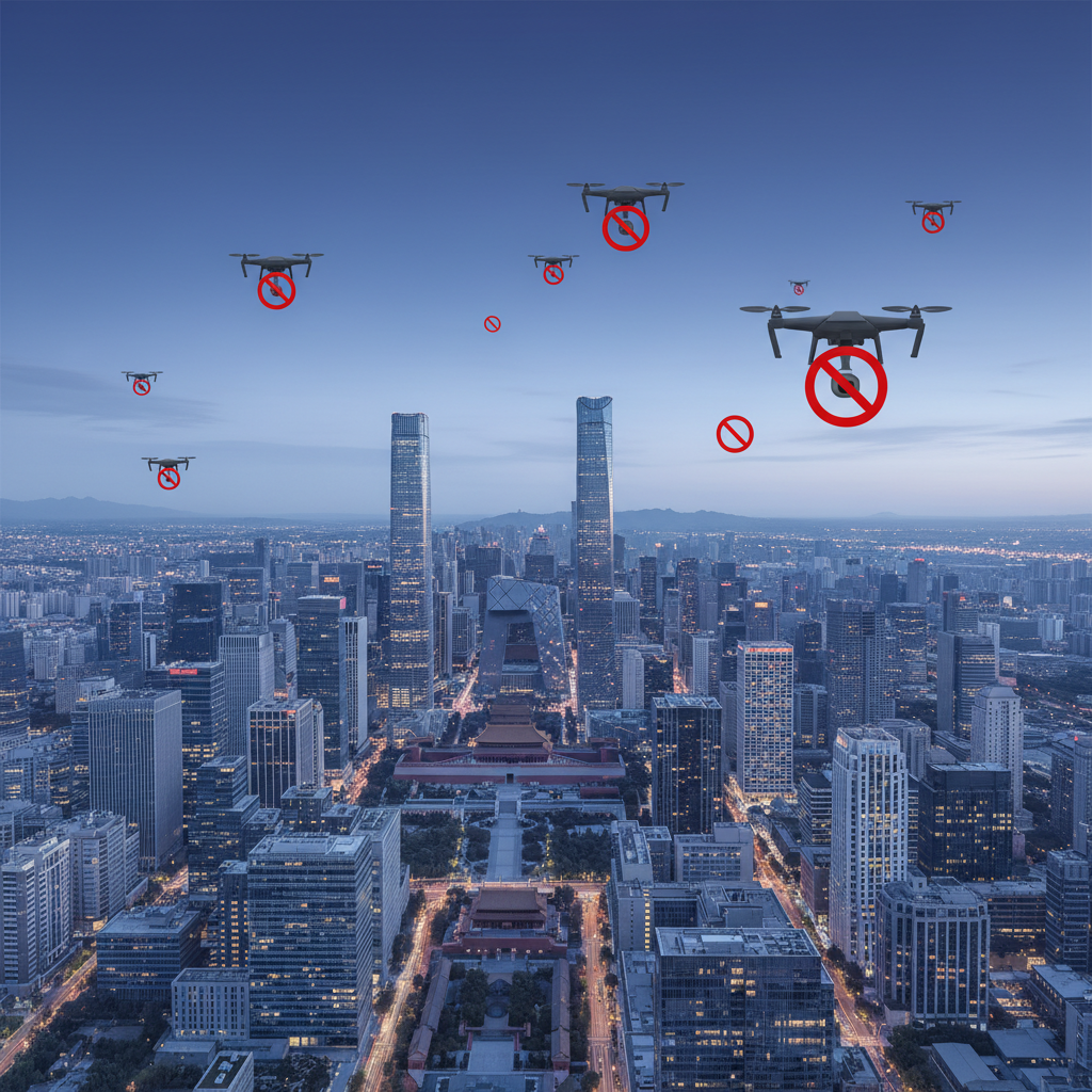 北京无人驾驶航空器新规：全域管制空域，禁止非许可销售与运输 封面