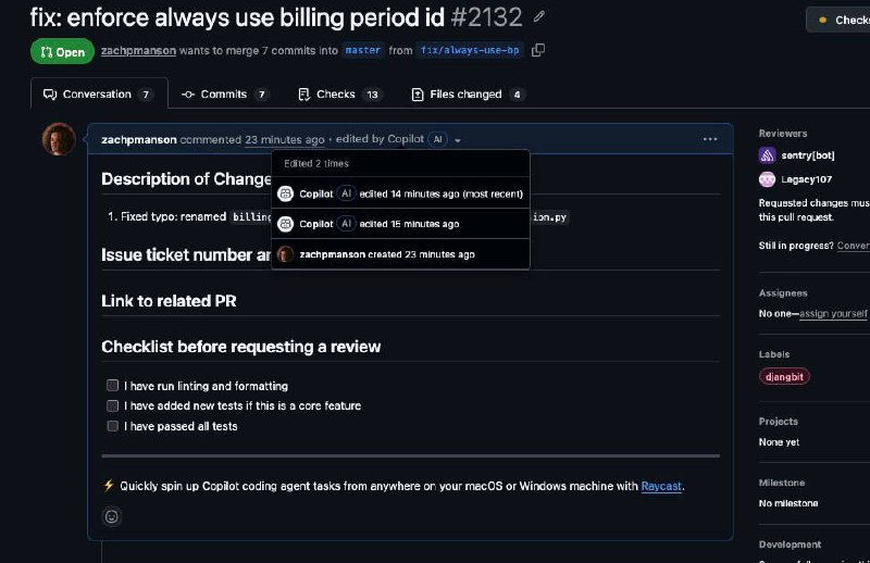 pr screenshot
