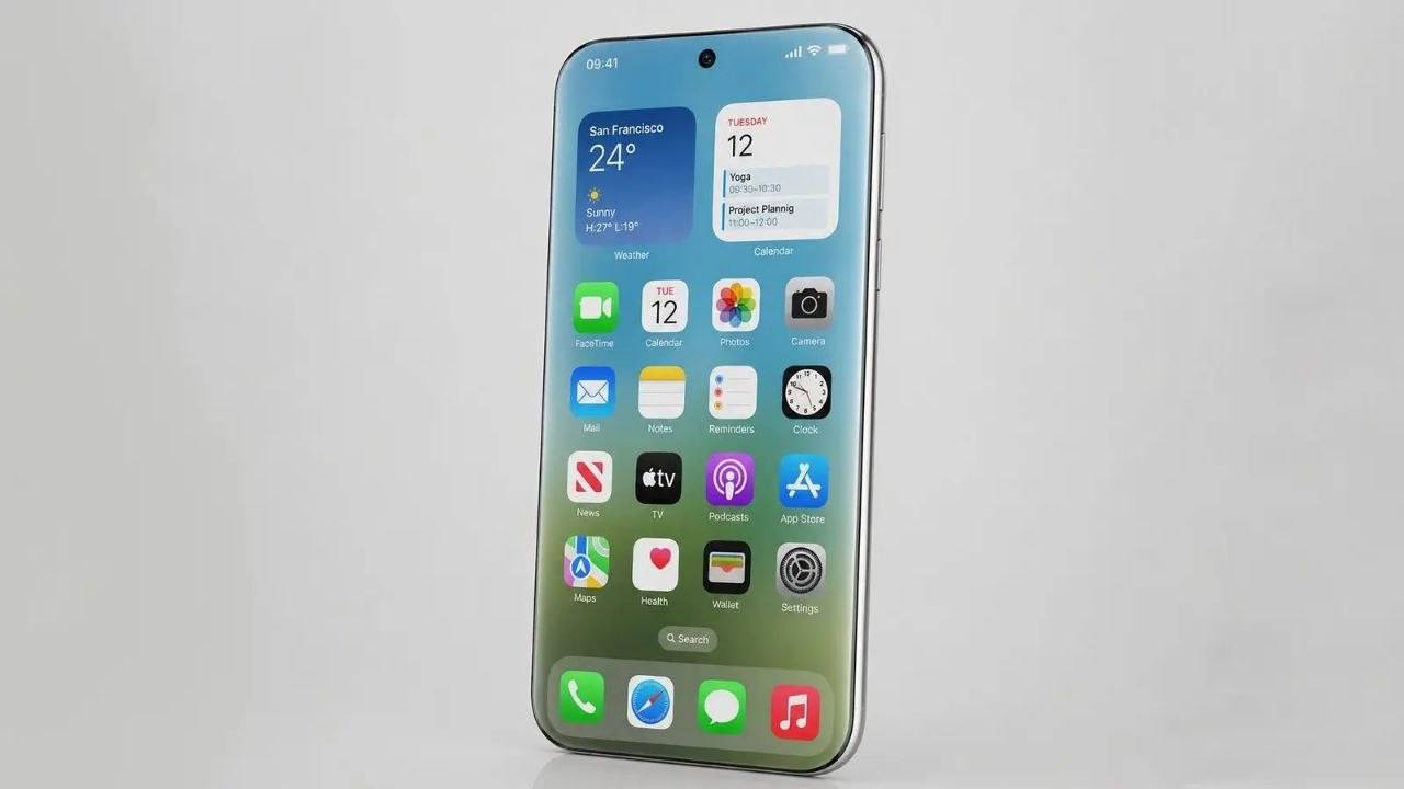 苹果 2027 年纪念版 iPhone 或采用四边弯折屏幕，正面零边框 封面