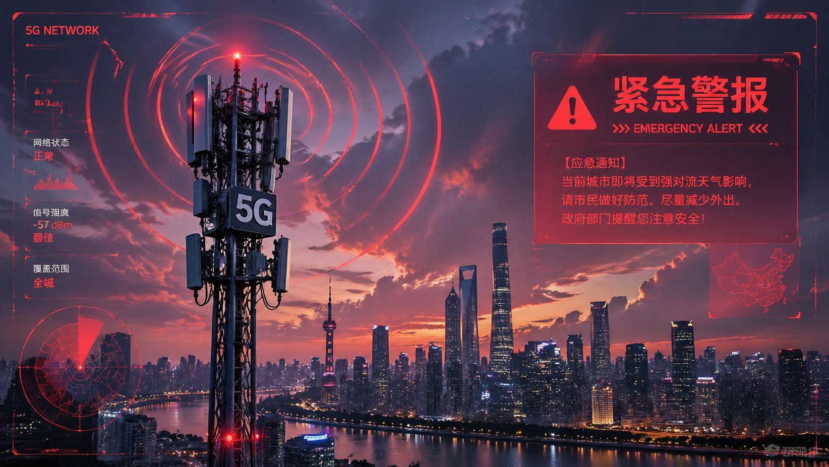 5G小区广播预警