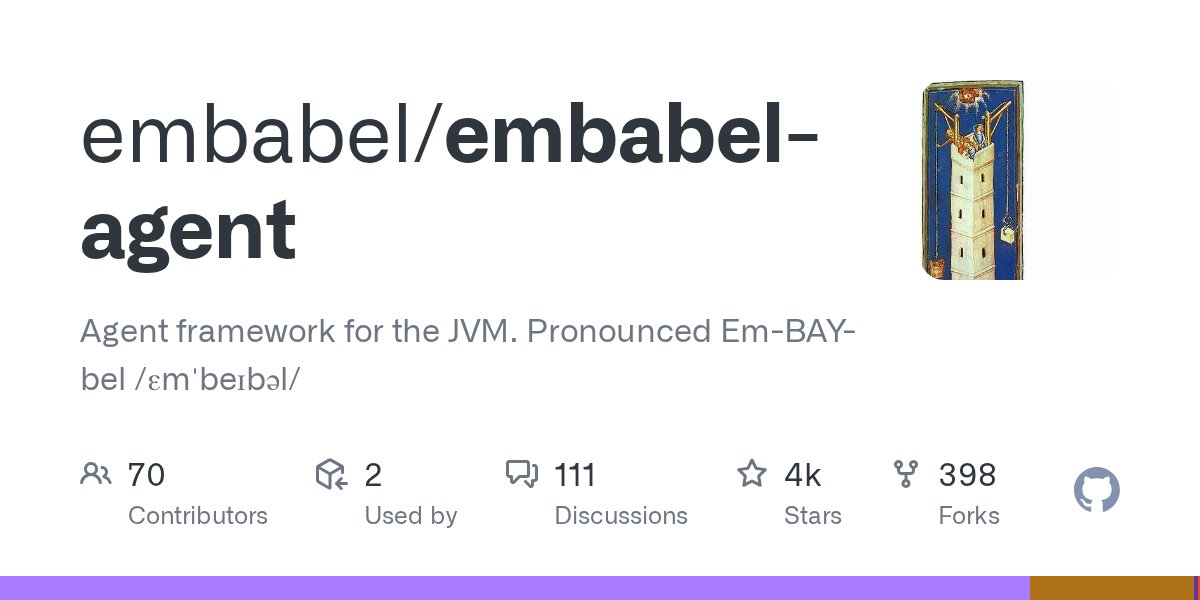 Embabel Agent Framework
