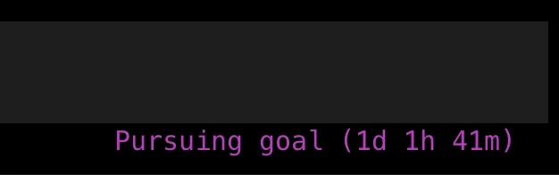 Codex goal 循环连续运行超过 25 小时