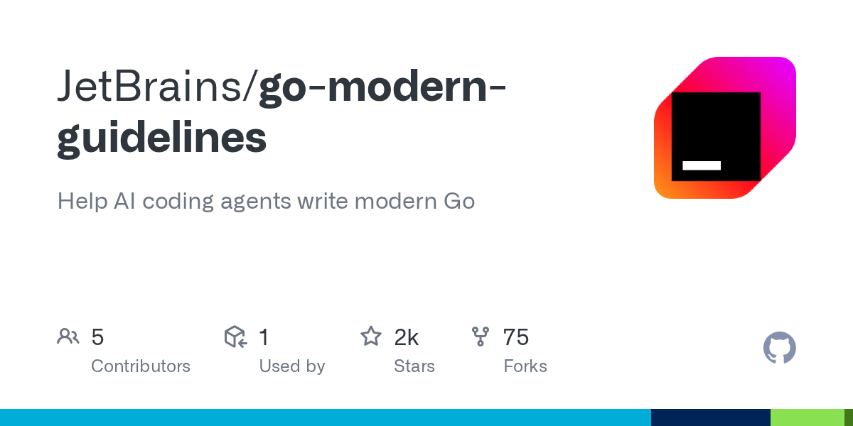 JetBrains/go-modern-guidelines 仓库