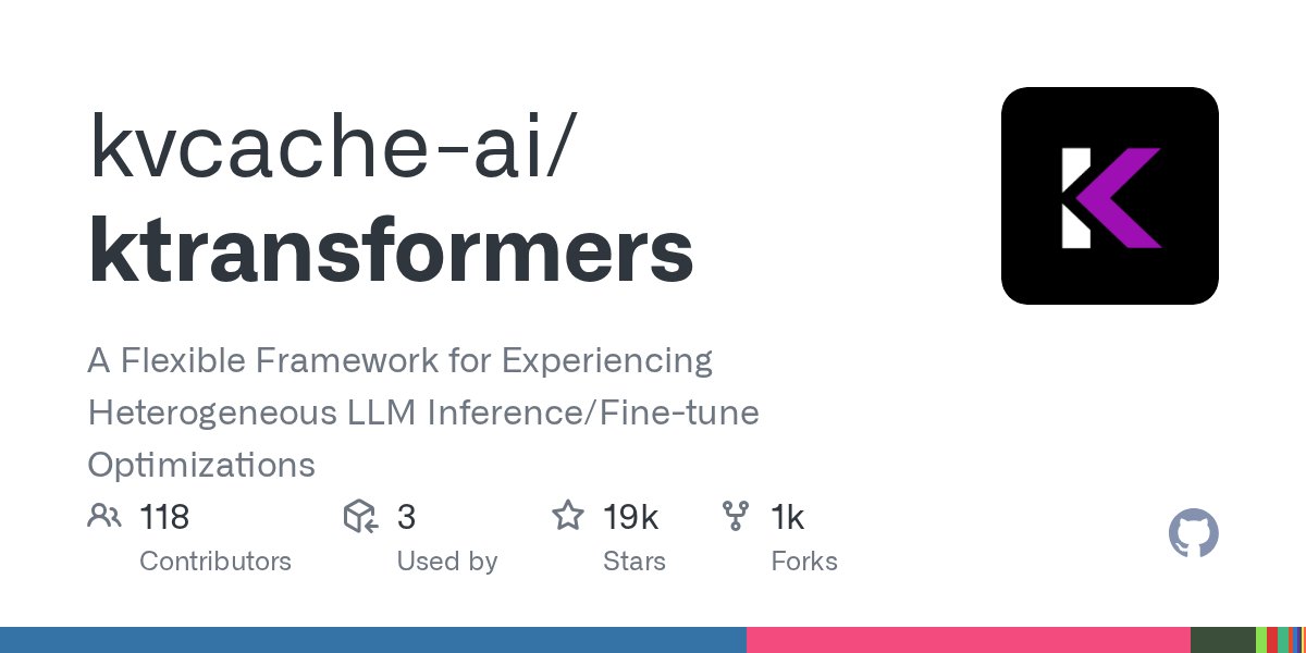 KTransformers GitHub 仓库