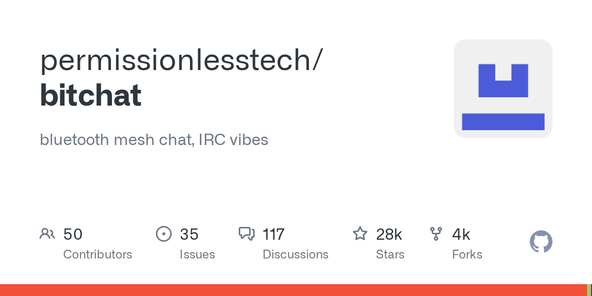 bitchat GitHub 仓库