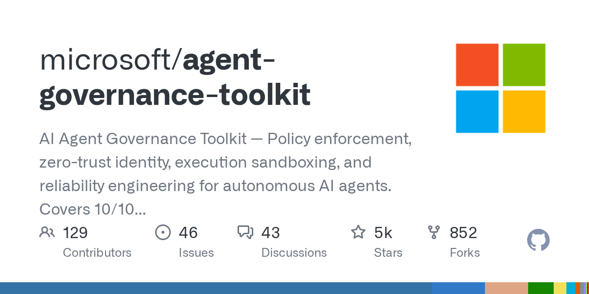 Agent Governance Toolkit