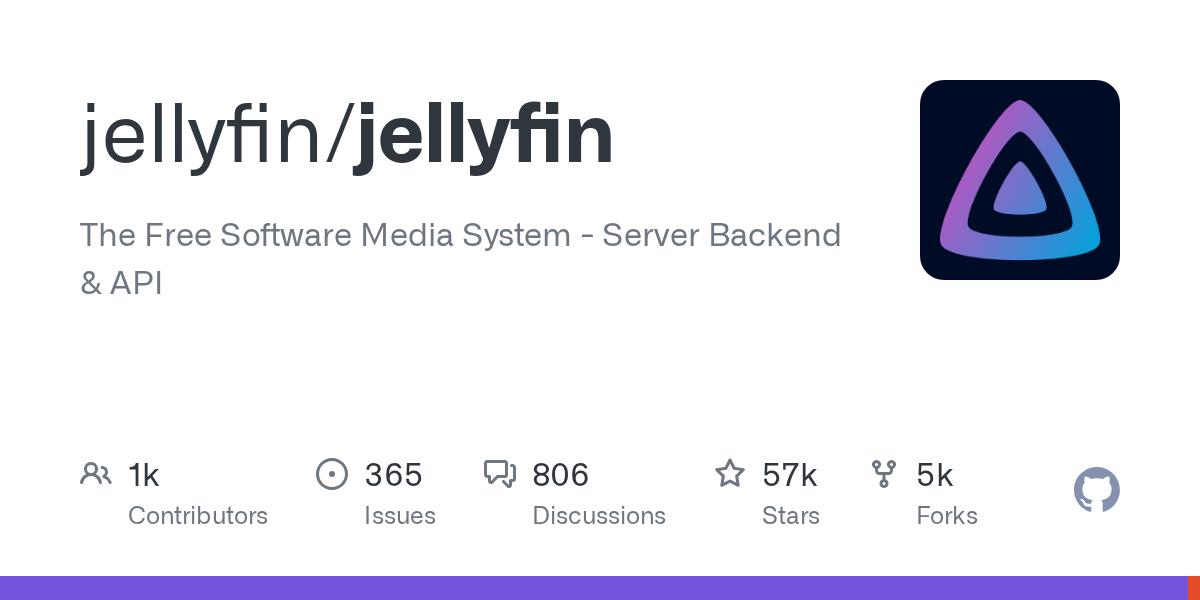 Jellyfin GitHub 仓库