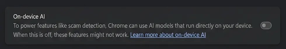 Chrome 148 设置截图