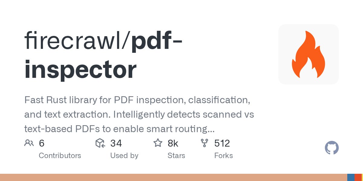 pdf-inspector GitHub 官方仓库封面