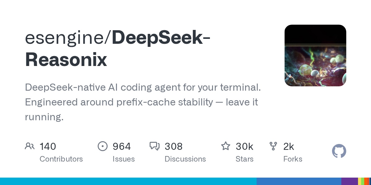 DeepSeek-Reasonix GitHub 仓库