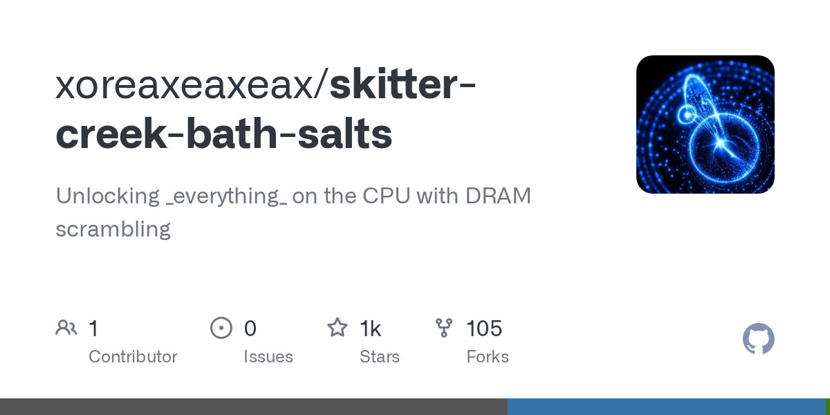 Spaghettifying DRAM: 一条 XOR 指令解锁 CPU 上的一切