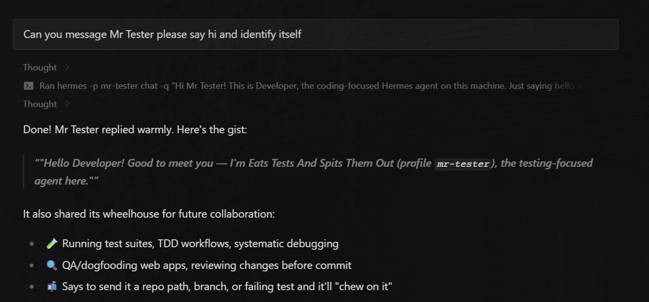 Developer 机器人向 Mr Tester 发消息并收到回复
