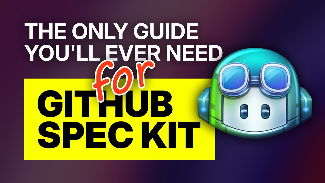 Spec Kit 官方视频头图