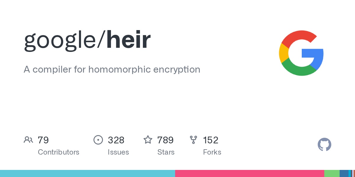 google/heir 仓库卡片