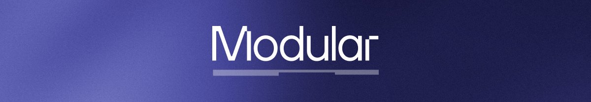 modular 仓库 banner