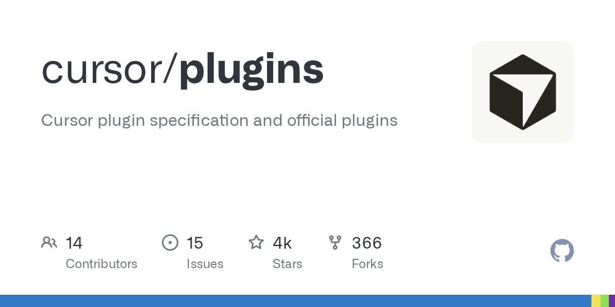cursor/plugins 仓库卡片