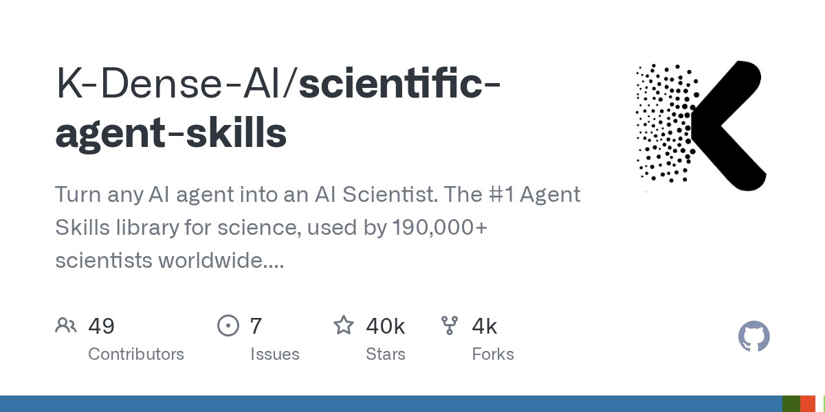 Scientific Agent Skills 仓库卡片