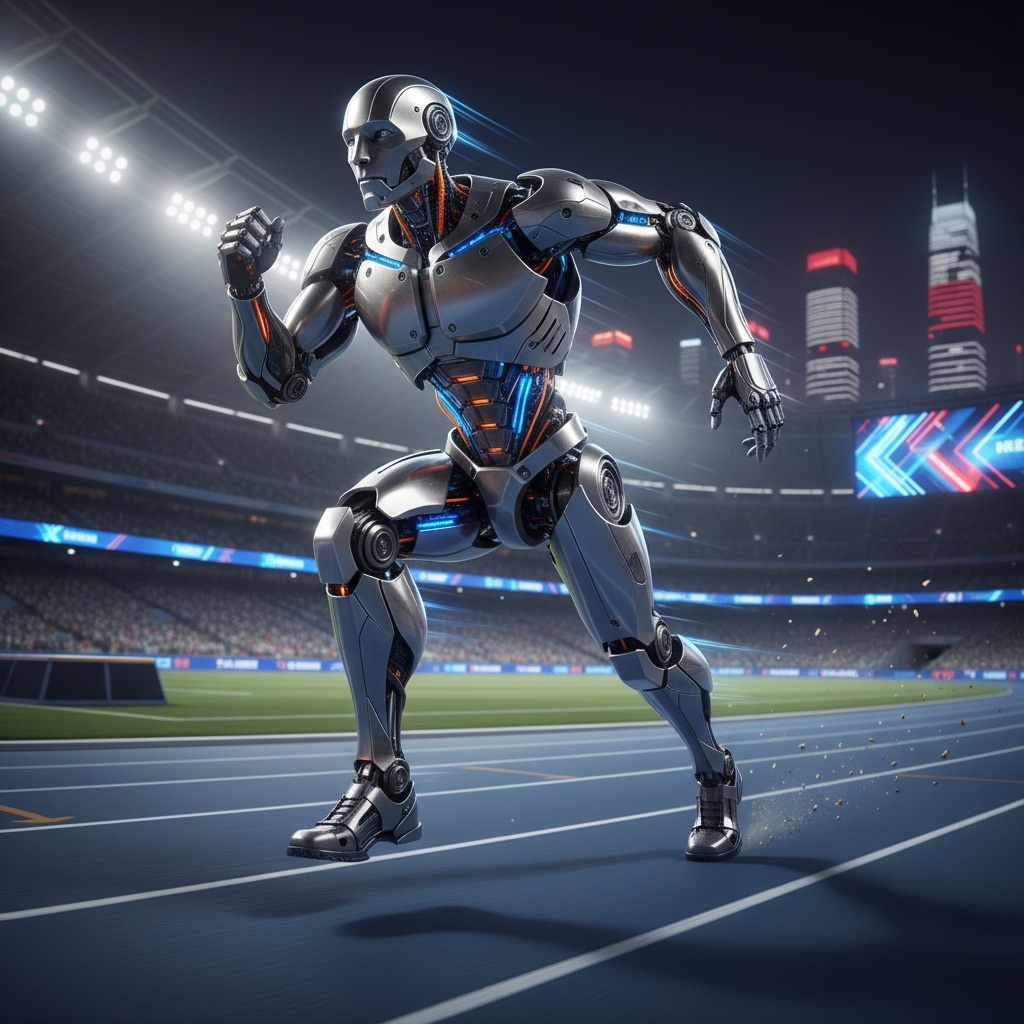 王兴兴称人形机器人或年中跑进9.58秒，速度竞赛开始进入实战区