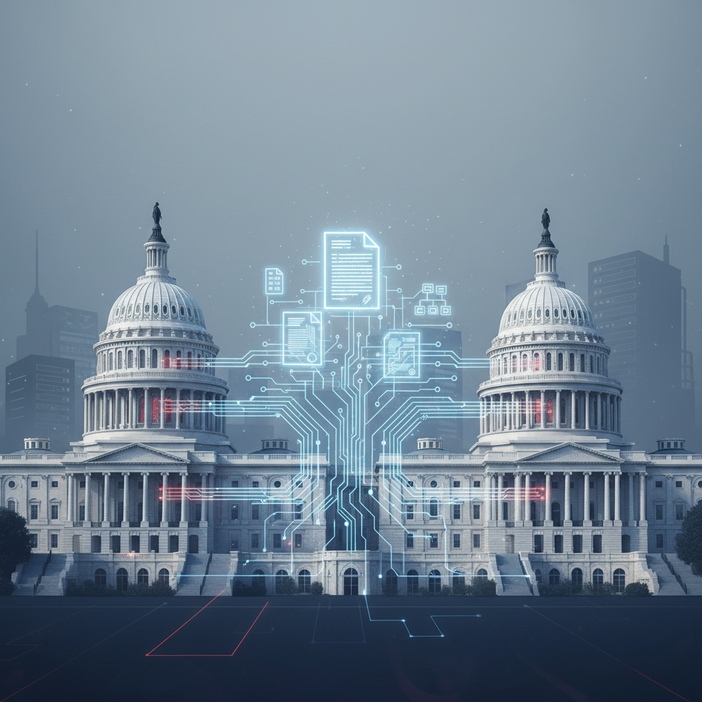 白宫全国 AI 立法框架主题配图