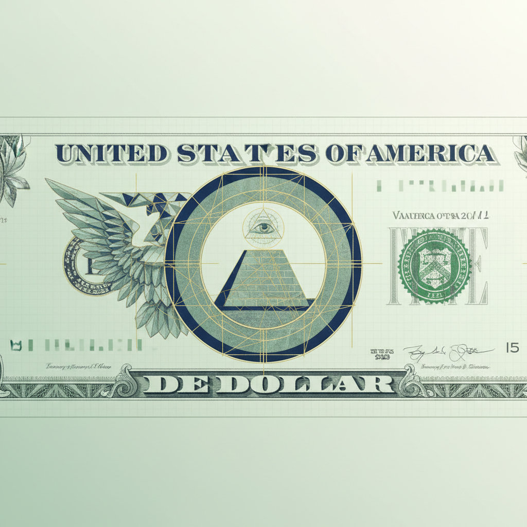 美元纸币概念图