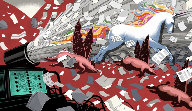 Nature 原文概念插画