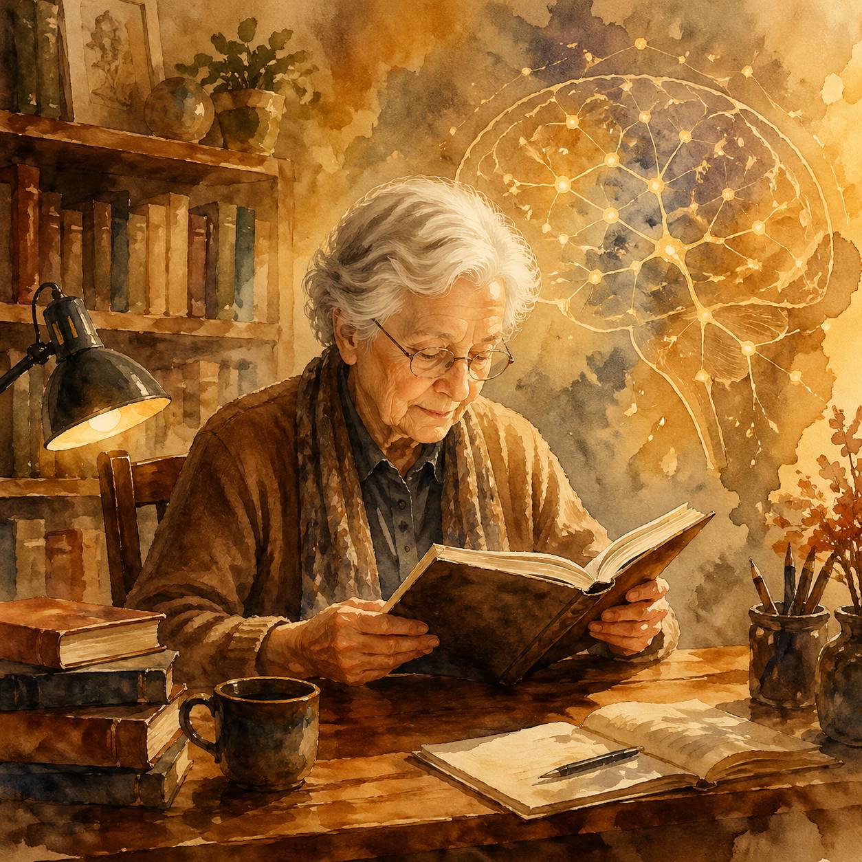 终生认知丰富度与阿尔茨海默病：Rush 大学近 2000 人研究显示晚 5 年发病