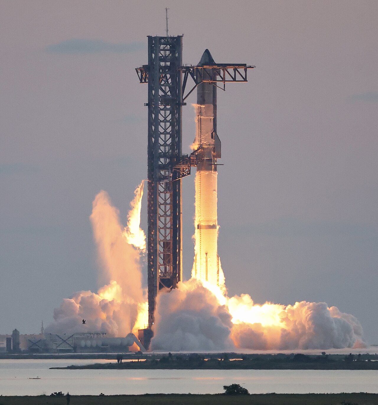 SpaceX Starship发射