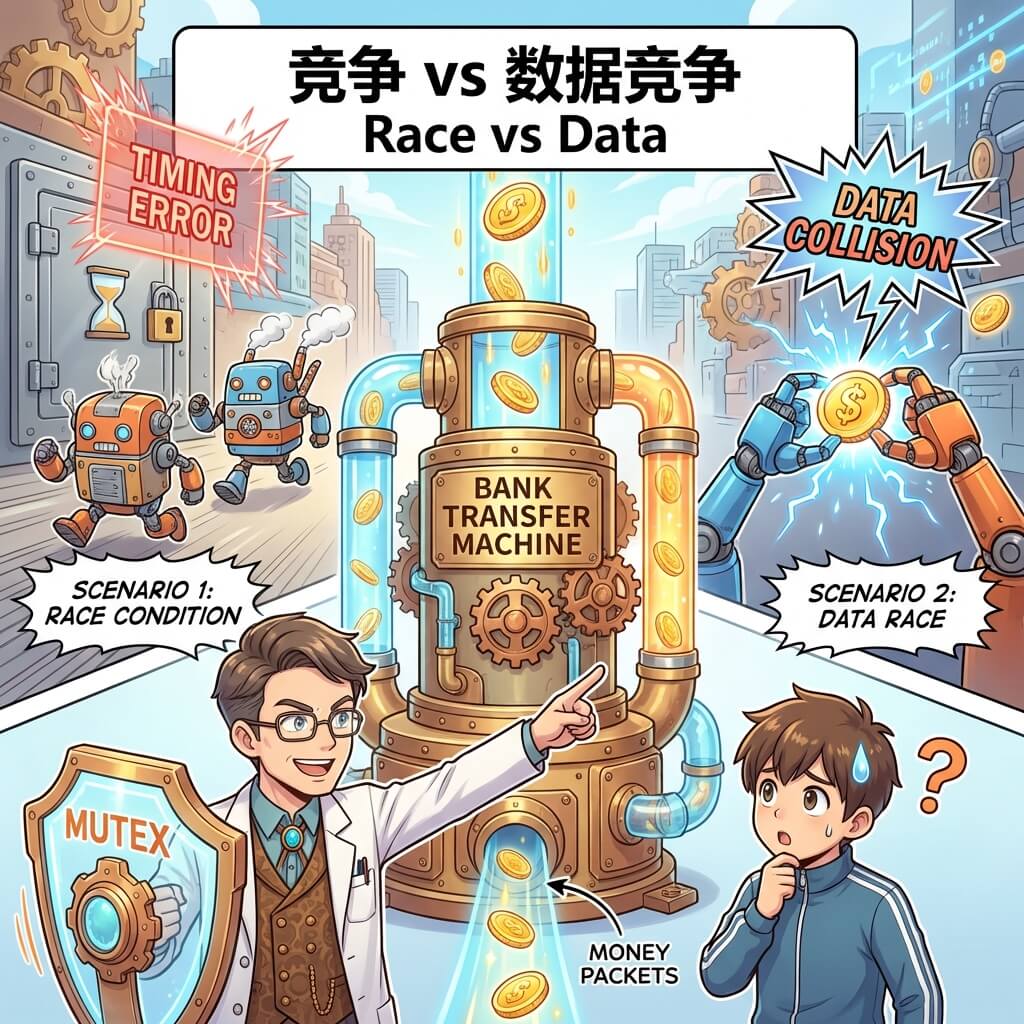 竞争条件与数据竞争
