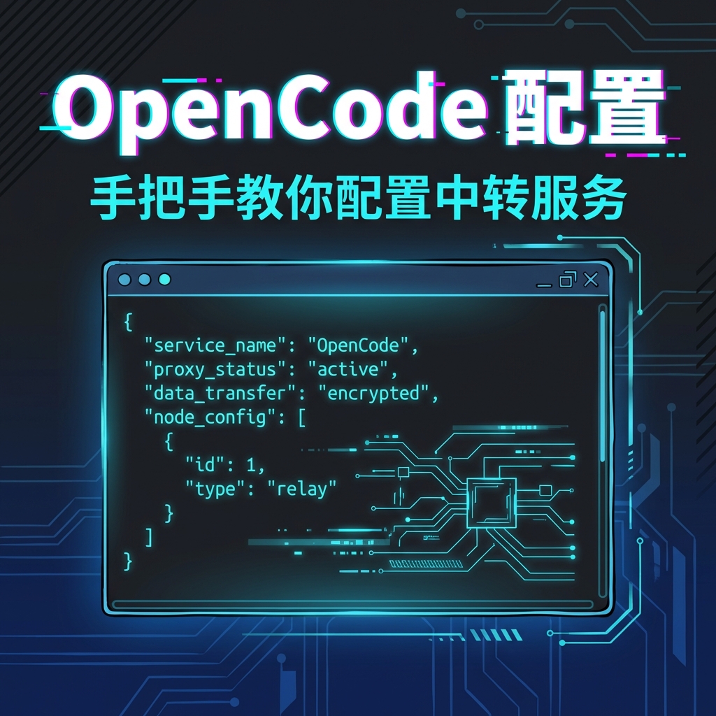 opencode配置中转站的方法